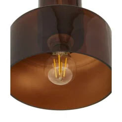 Lampara De Techo Pequena De Vidrio Flowy