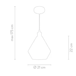 Lampara De Techo Pequena Agnes