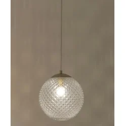 Lampara De Techo Pequena De Vidrio Lorna