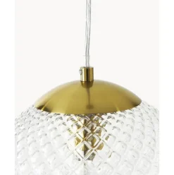 Lampara De Techo Pequena De Vidrio Lorna