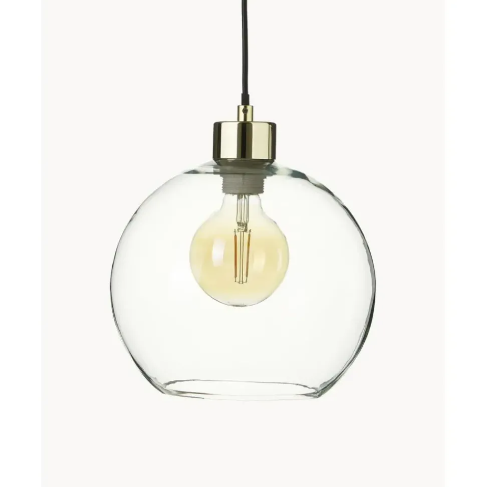 Lampara De Techo Pequena De Vidrio Irina