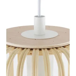 Lampara De Techo Pequena De Bambu Adam