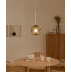 Lampara De Techo Pequena De Vidrio Lorna