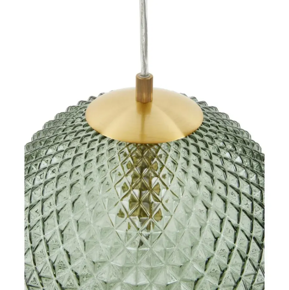 Lampara De Techo Pequena De Vidrio Lorna