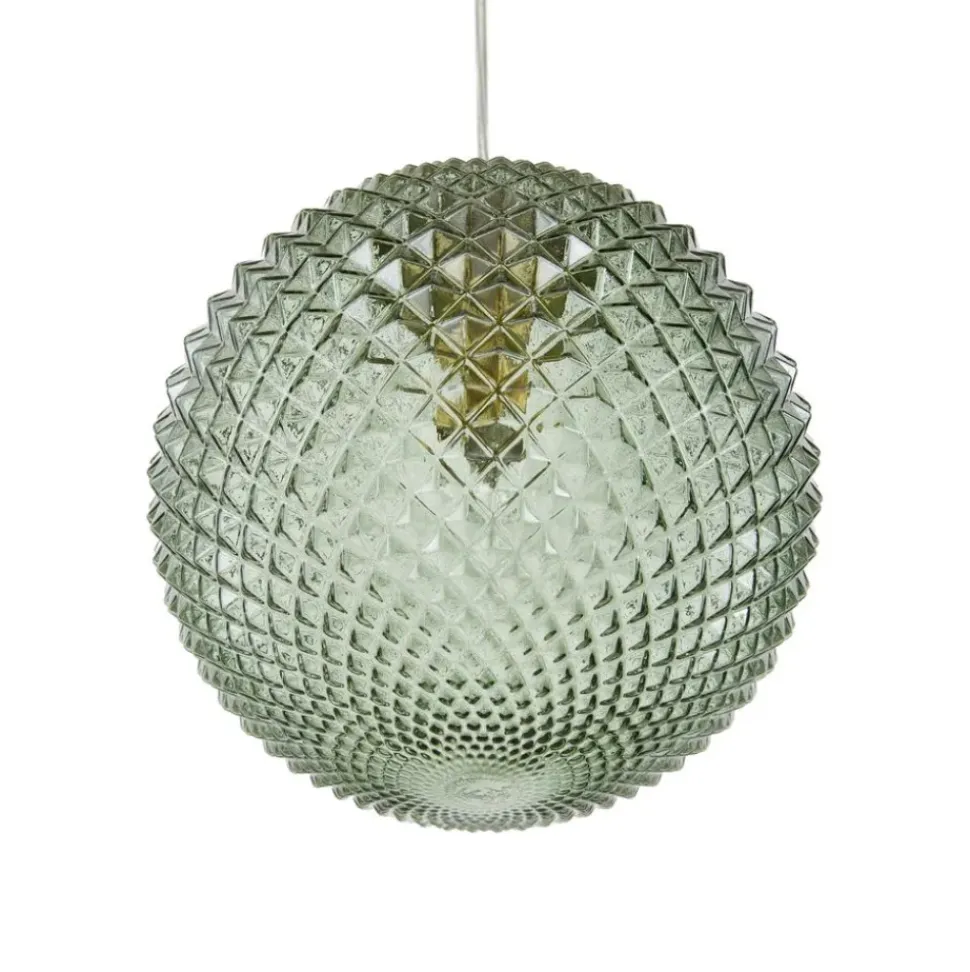 Lampara De Techo Pequena De Vidrio Lorna