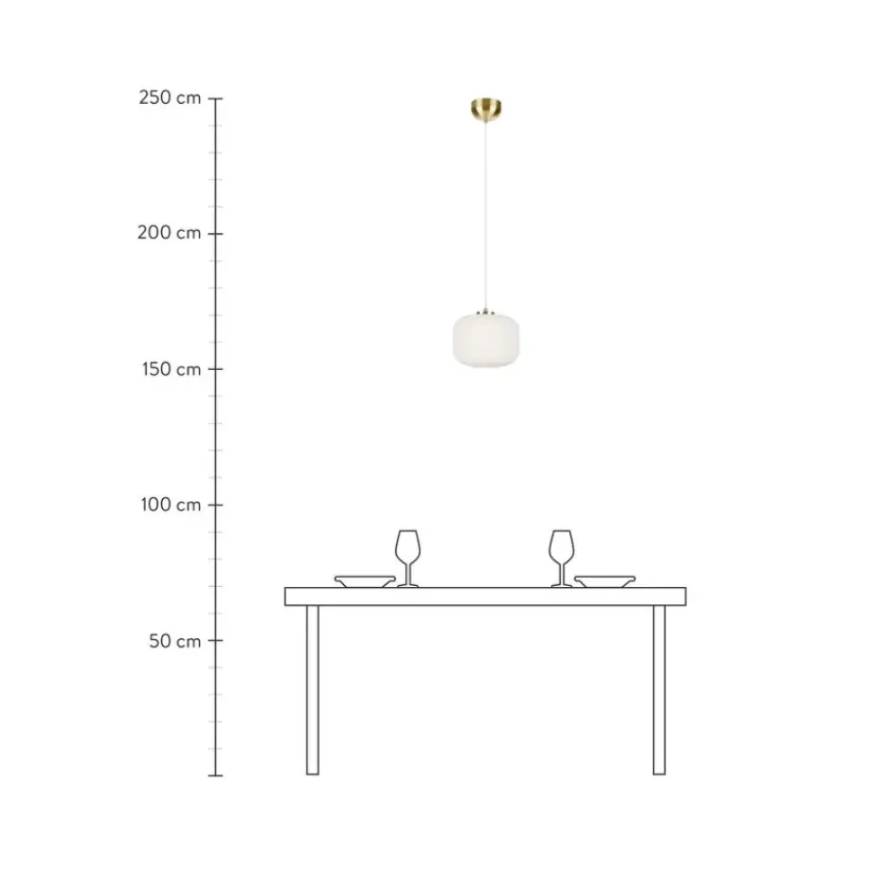 Lampara De Techo Pequena De Vidrio Sober