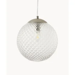 Lampara De Techo Pequena De Vidrio Lorna