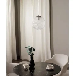 Lampara De Techo Pequena De Vidrio Lorna