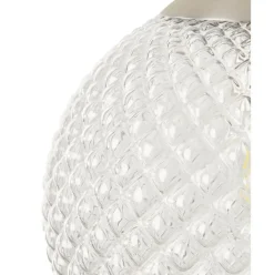 Lampara De Techo Pequena De Vidrio Lorna