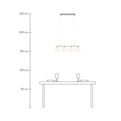 Lampara De Techo Quattro