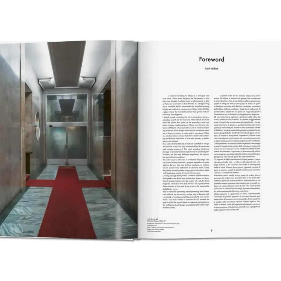 Libro Ilustrado Entryways Of Milan