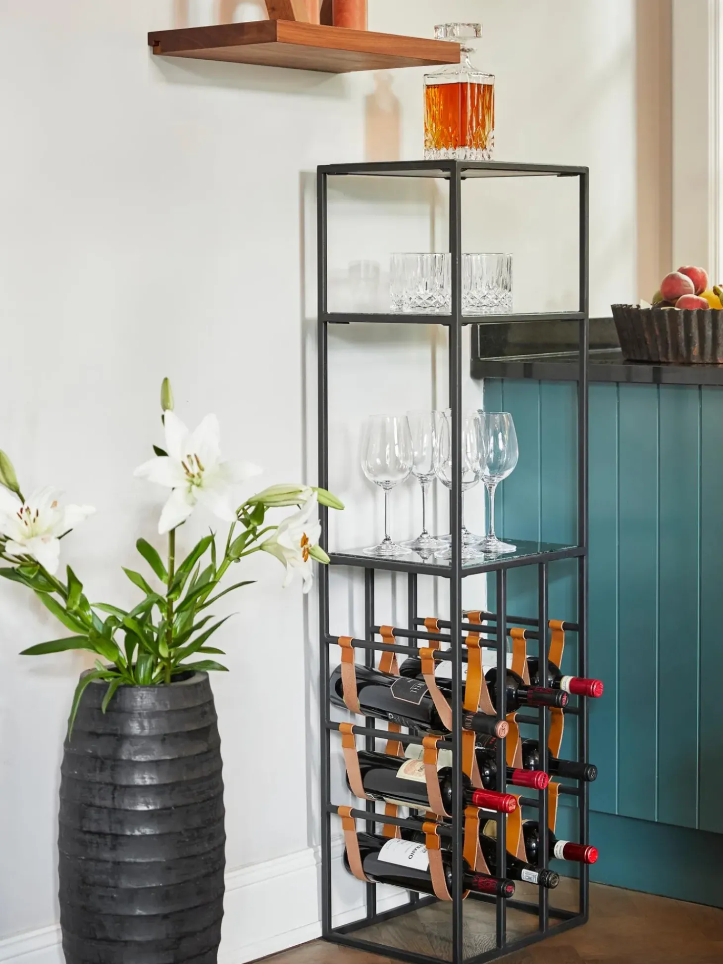 Licorera De Marmol Mil, Para 9 Botellas