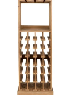 Licorera En Madera De Roble Claude, Para 28 Botellas