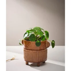 Macetero Artesanal De Ceramica Ernie