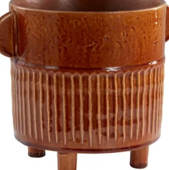 Macetero Artesanal De Ceramica Ernie