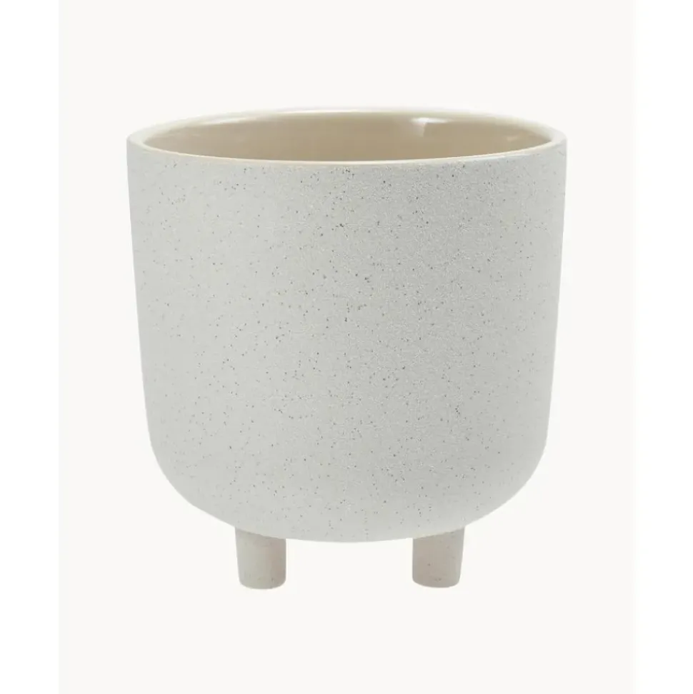 Macetero De Ceramica Ivory