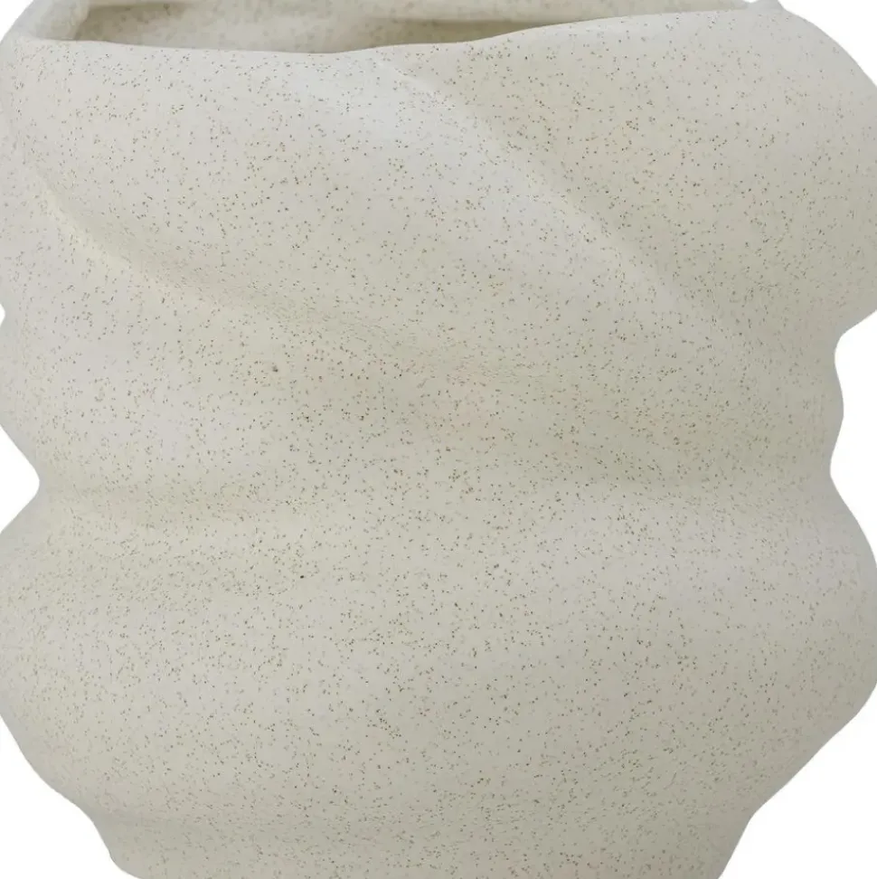 Macetero De Gres Con Forma Organica Orana