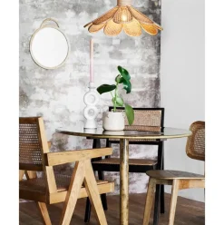 Macetero Pequeno De Gres Rings, Estilo Vintage