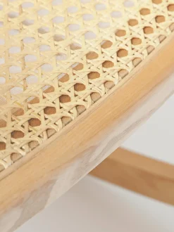 Mecedora De Madera De Fresno Con Tejido Vienes Craig