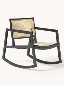 Mecedora De Madera De Fresno Con Tejido Vienes Craig