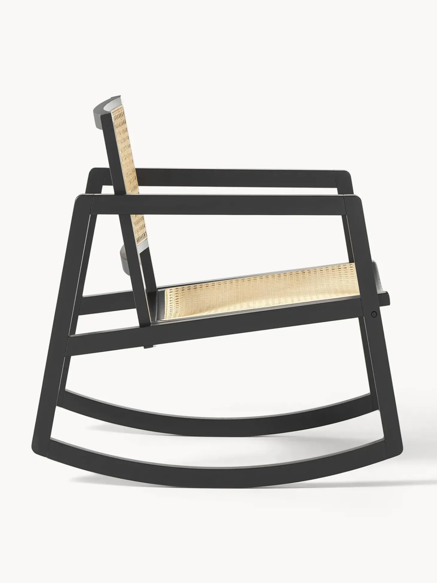 Mecedora De Madera De Fresno Con Tejido Vienes Craig