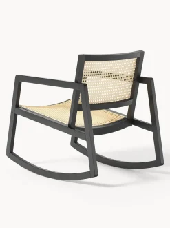 Mecedora De Madera De Fresno Con Tejido Vienes Craig