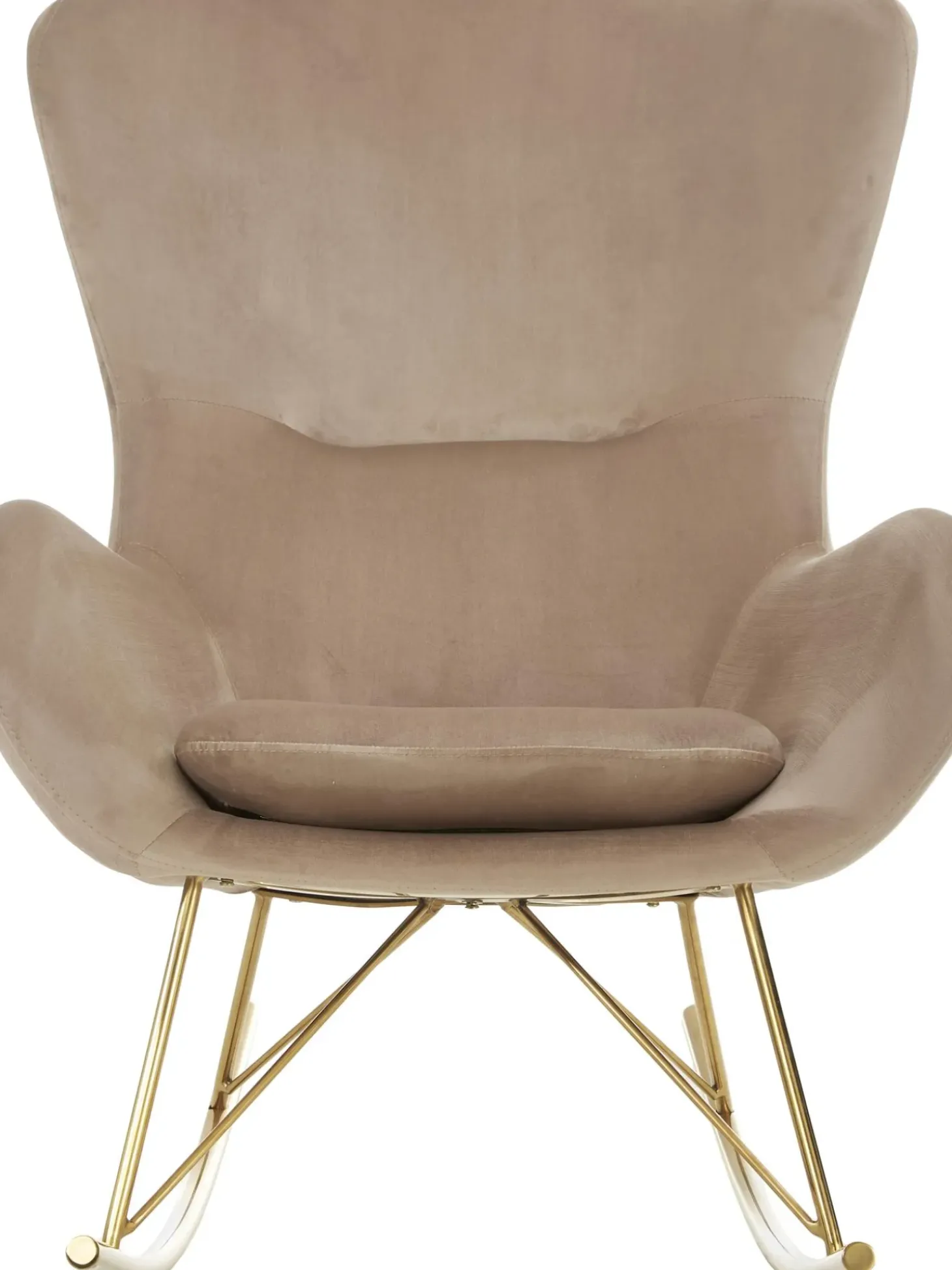 Mecedora De Terciopelo Wing