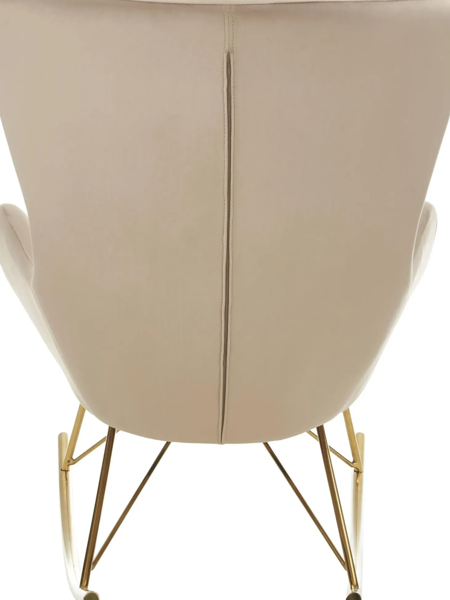 Mecedora De Terciopelo Wing