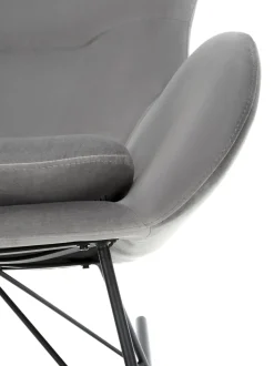 Mecedora De Terciopelo Wing