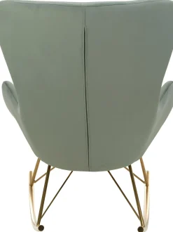 Mecedora De Terciopelo Wing