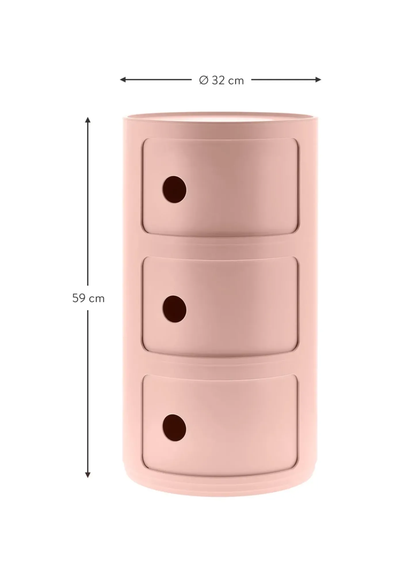 Mesa Auxiliar De Diseno Componibili, 3 Modulos