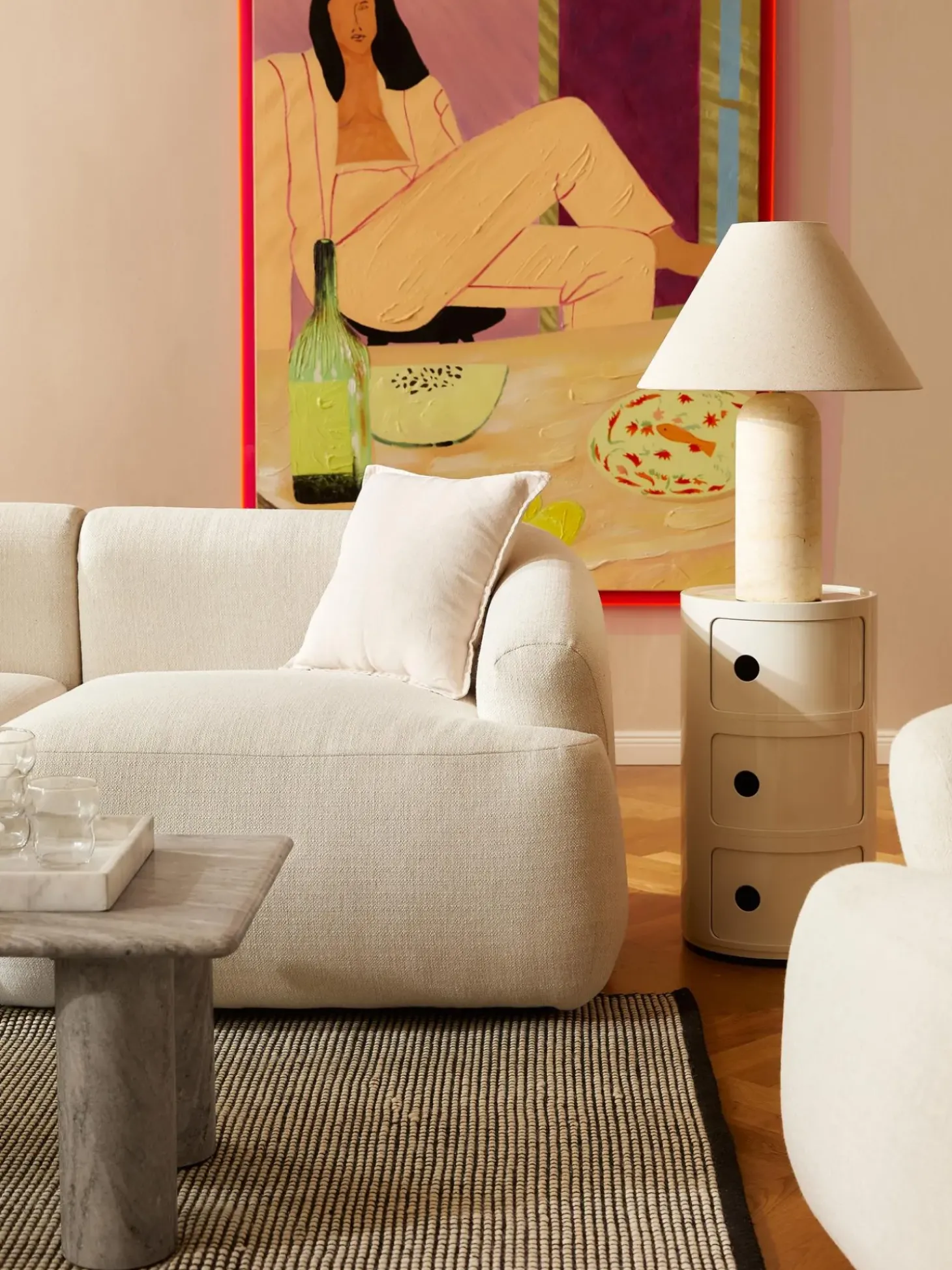 Mesa Auxiliar De Diseno Componibili, 3 Modulos