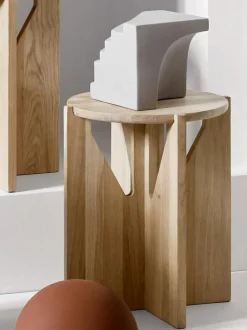 Mesa Auxiliar De Madera De Roble Future