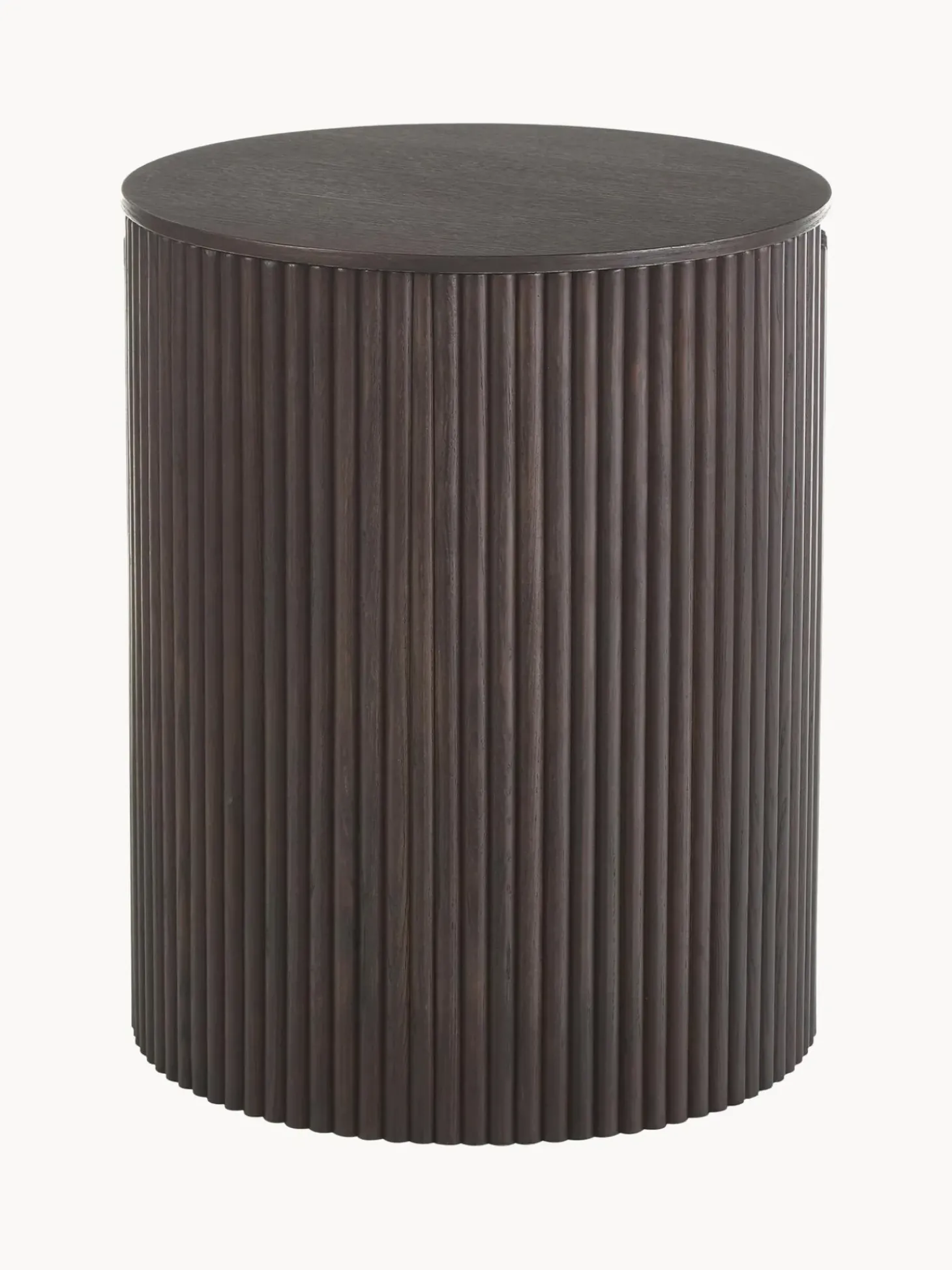 Mesa Auxiliar De Madera Nele, Con Funcion De Almacenamiento