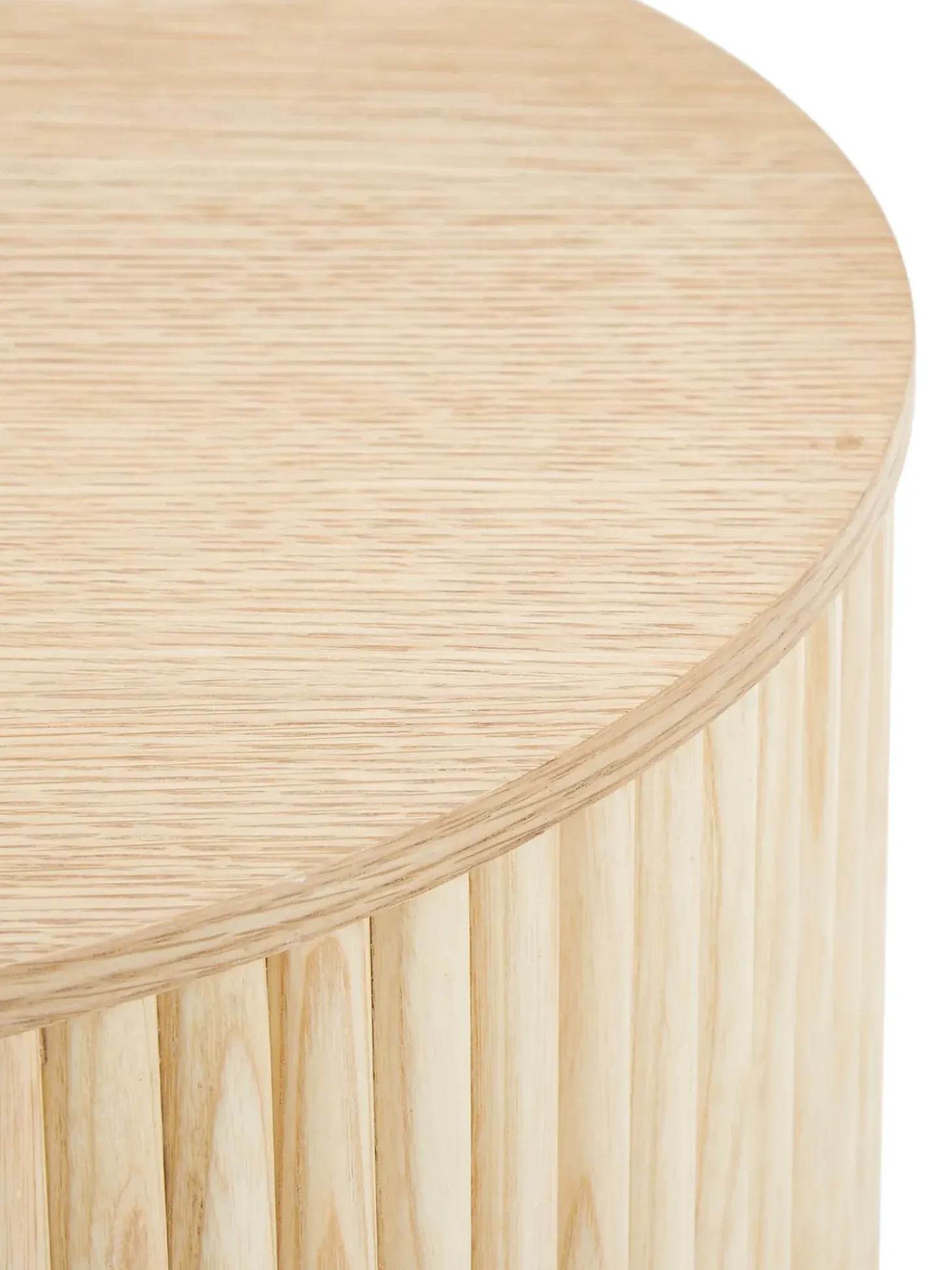 Mesa Auxiliar De Madera Nele, Con Funcion De Almacenamiento