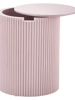 Mesa Auxiliar De Madera Nele, Con Funcion De Almacenamiento