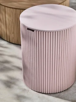 Mesa Auxiliar De Madera Nele, Con Funcion De Almacenamiento