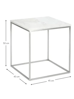 Mesa Auxiliar De Marmol Alys