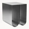 Mesa Auxiliar De Metal Curved