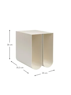 Mesa Auxiliar De Metal Curved