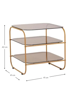 Mesa Auxiliar De Vidrio Echo