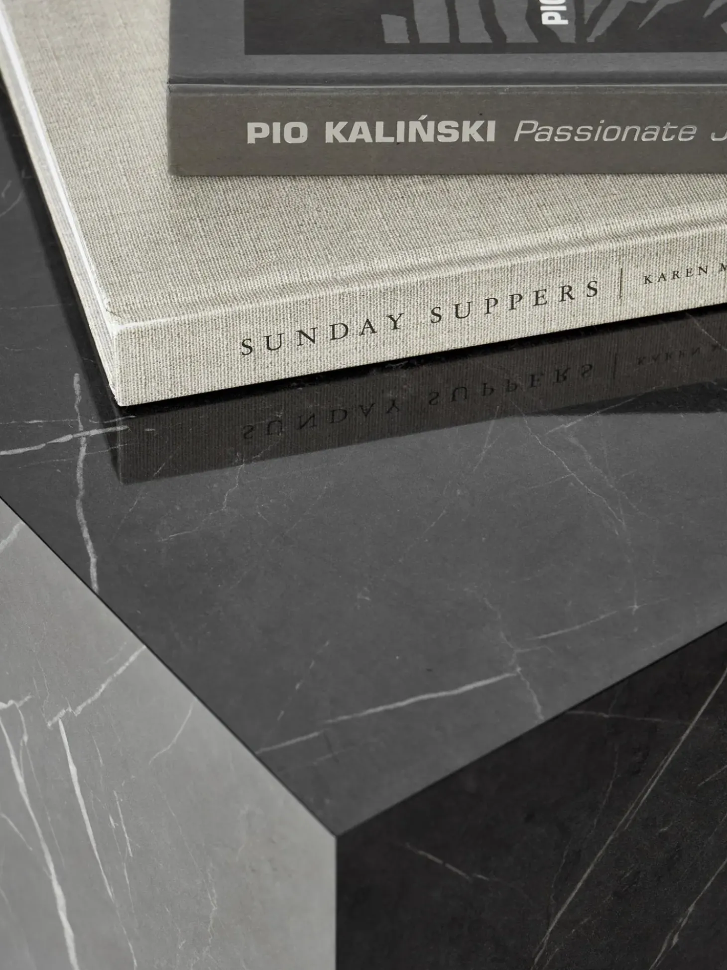 Mesa Auxiliar En Look Marmol Lesley