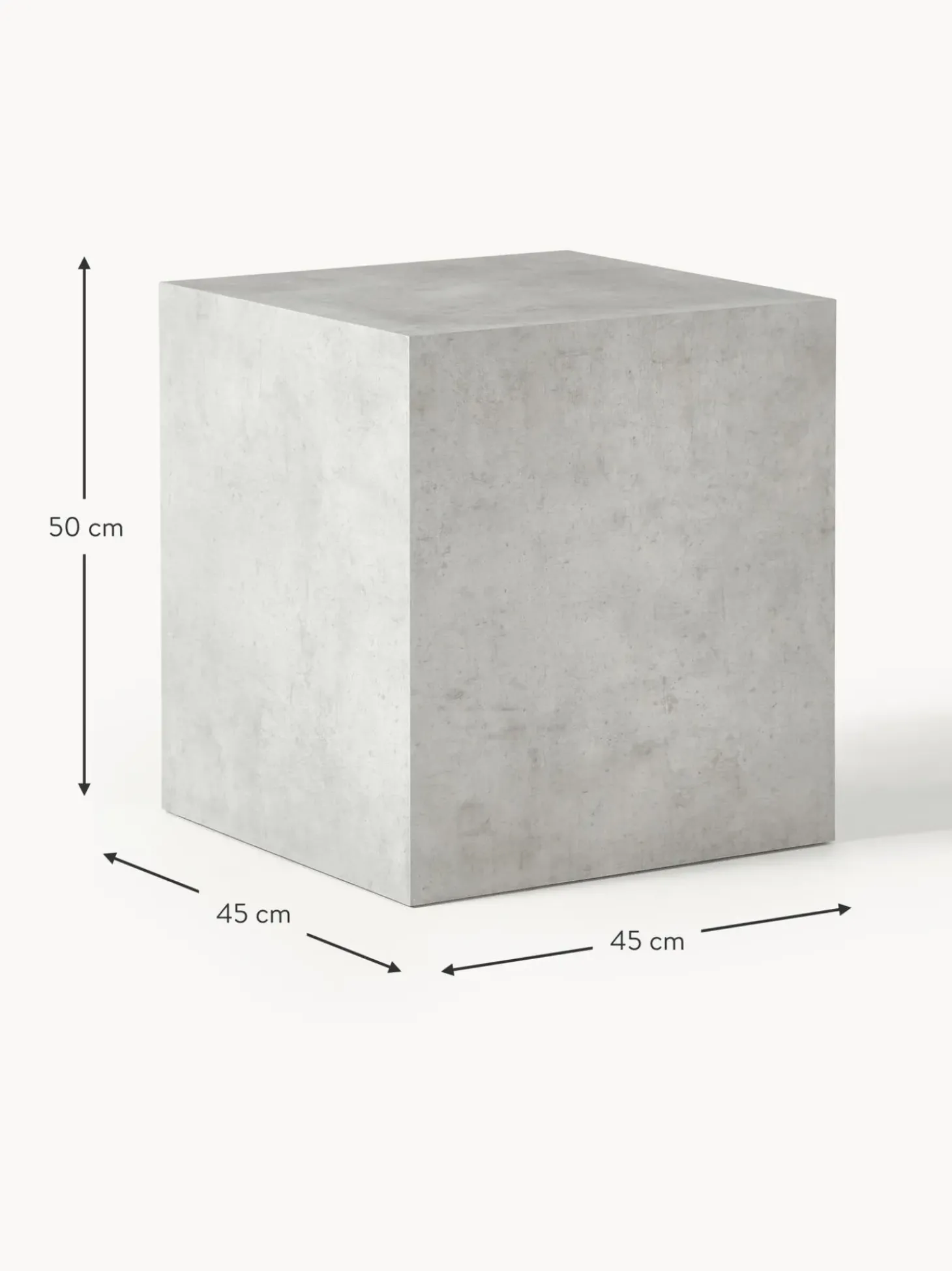 Mesa Auxiliar En Look Marmol Lesley