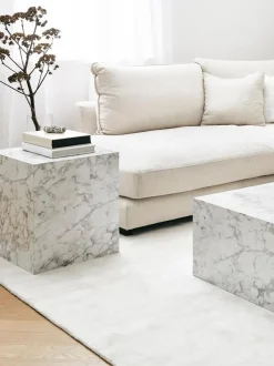 Mesa Auxiliar En Look Marmol Lesley