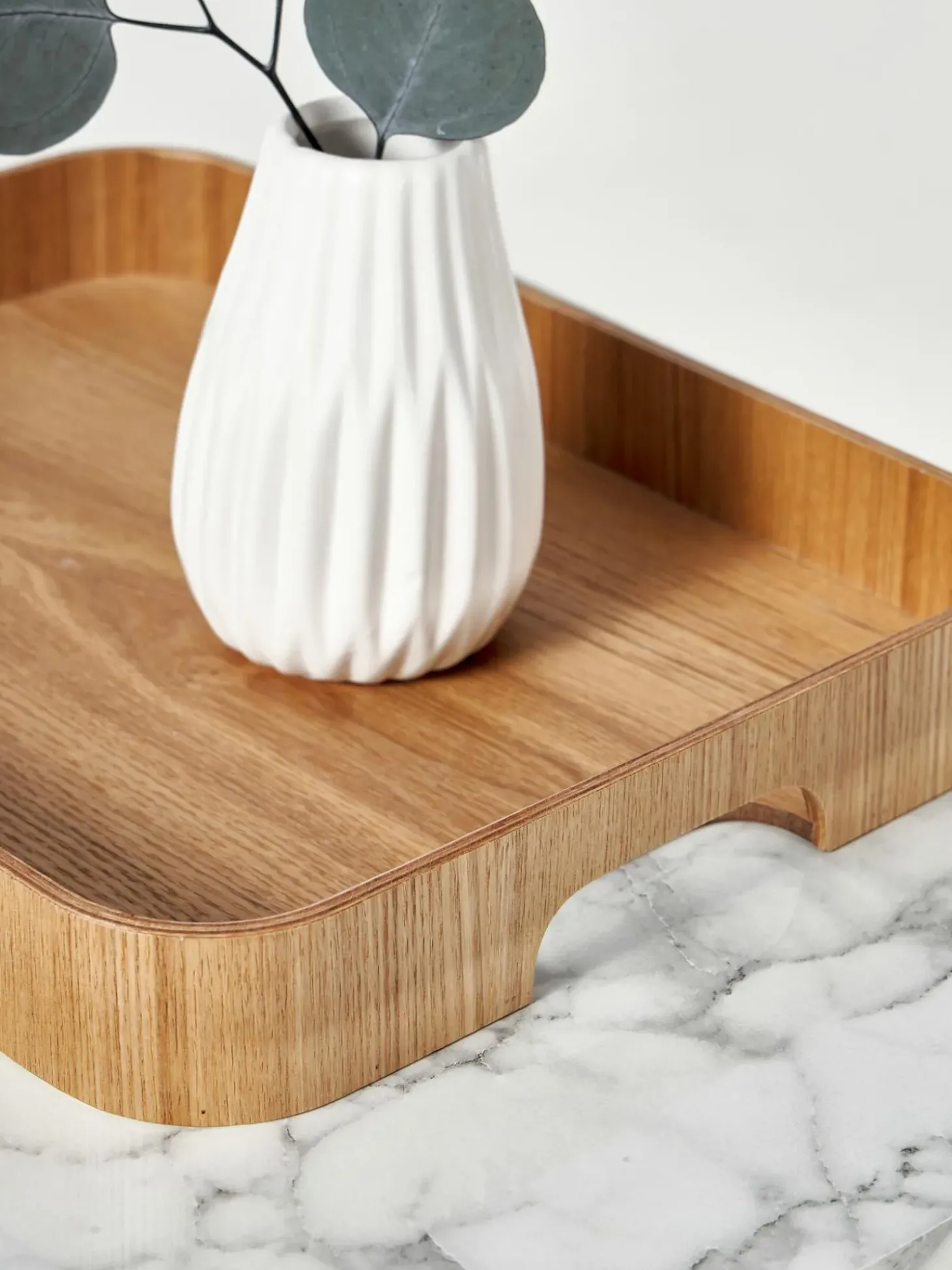 Mesa Auxiliar En Look Marmol Lesley