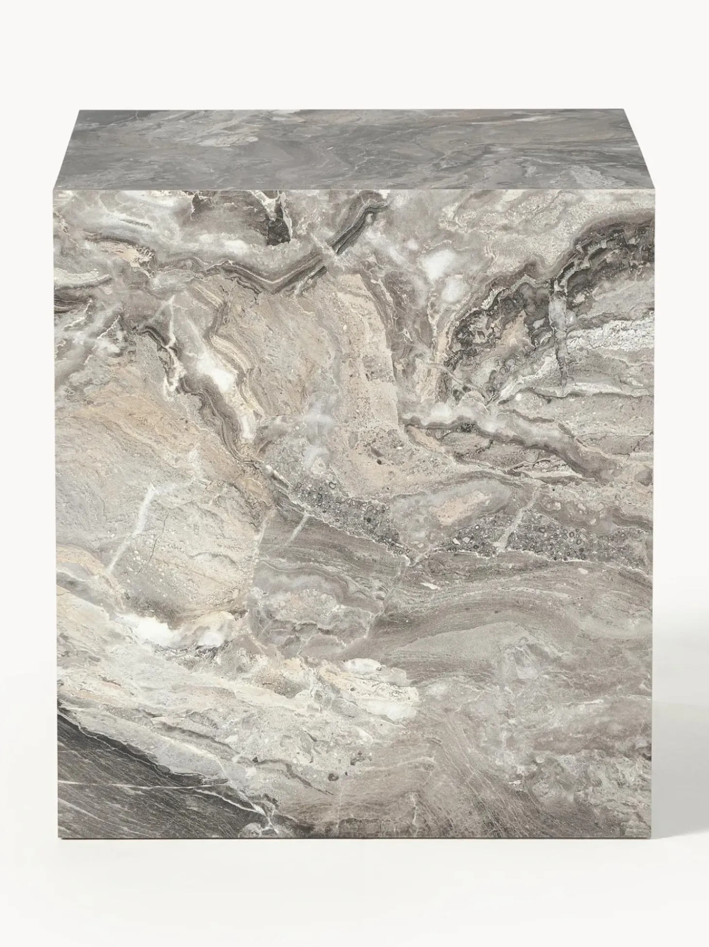 Mesa Auxiliar En Look Marmol Lesley