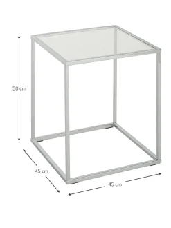 Mesa Auxiliar Maya, Tablero De Vidrio