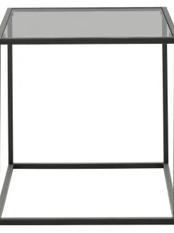 Mesa Auxiliar Maya, Tablero De Vidrio