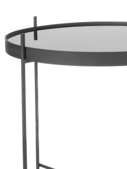 Mesa Auxiliar Plegable Cupid, Tablero De Cristal