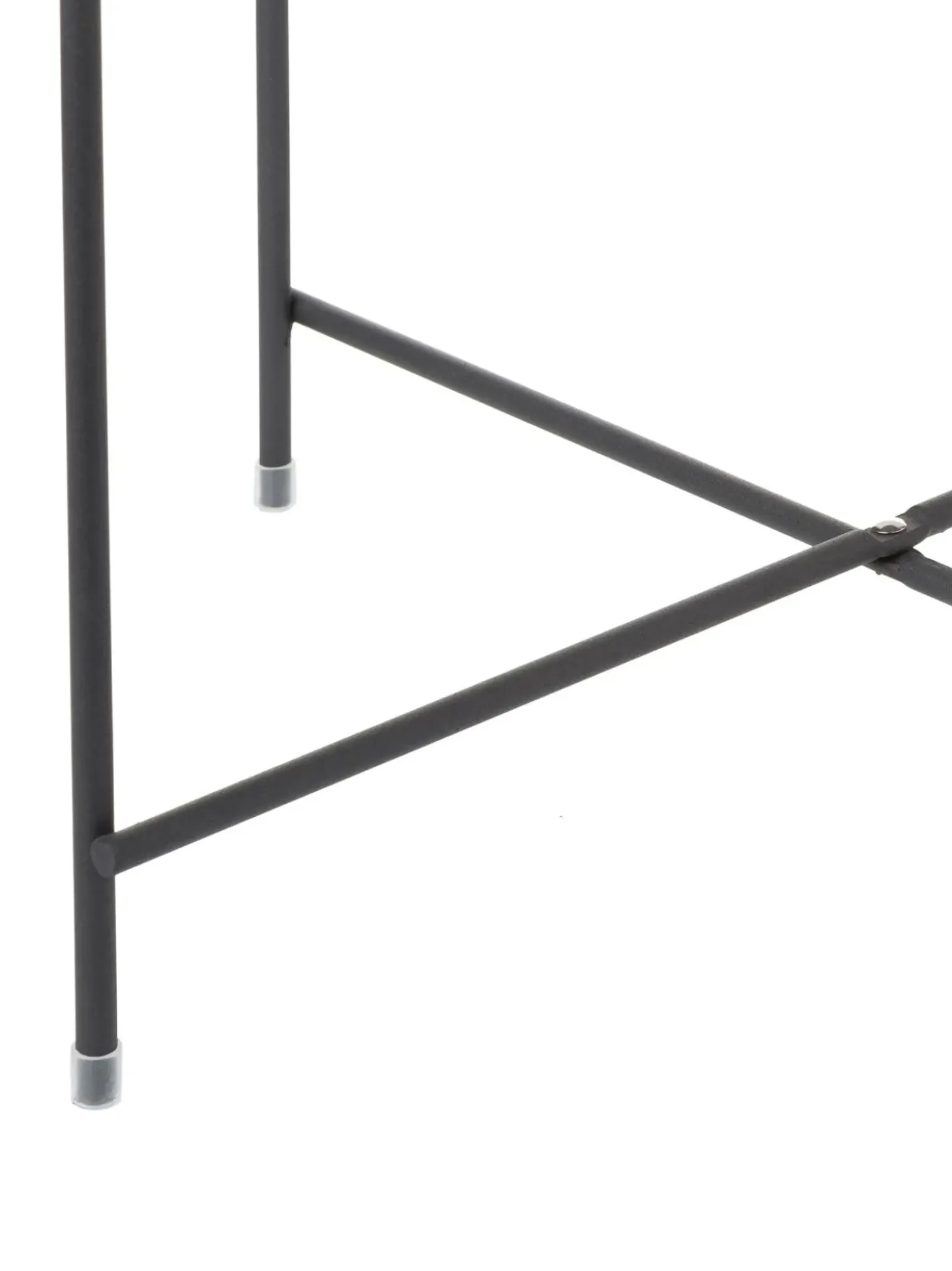 Mesa Auxiliar Plegable Cupid, Tablero De Cristal